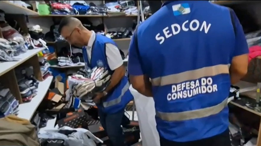 Operação em Rio das Ostras registra maior apreensão de produtos falsificados do RJ