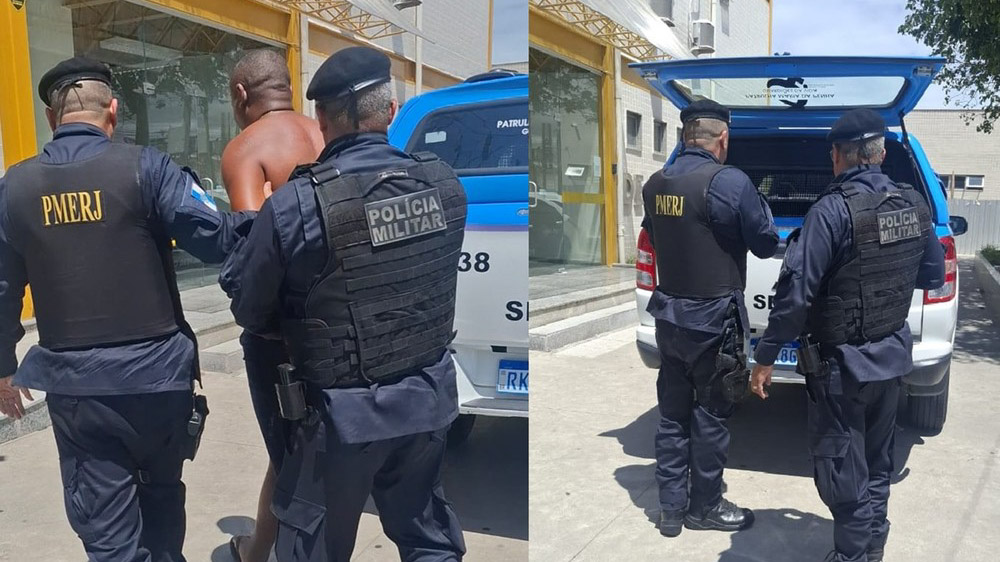 Após agressões, mulher passa a noite escondida em mata e ex-companheiro é preso em Cabo Frio