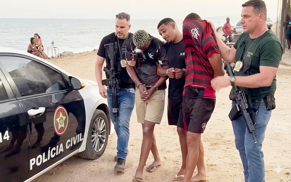 Operação da Polícia Civil prende suspeito e apreende adolescentes envolvidos com tráfico no Lagomar