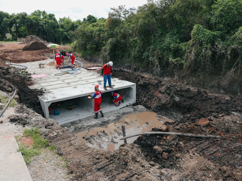 Maricá continua instalação de sistema inteligente para prevenção de enchentes