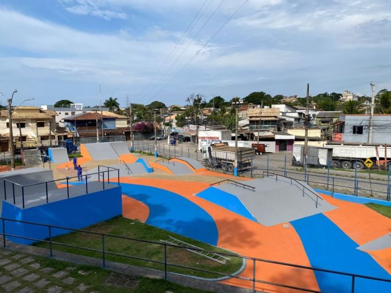 Praça do Skate, em Rio das Ostras, é entregue após ações de revitalização