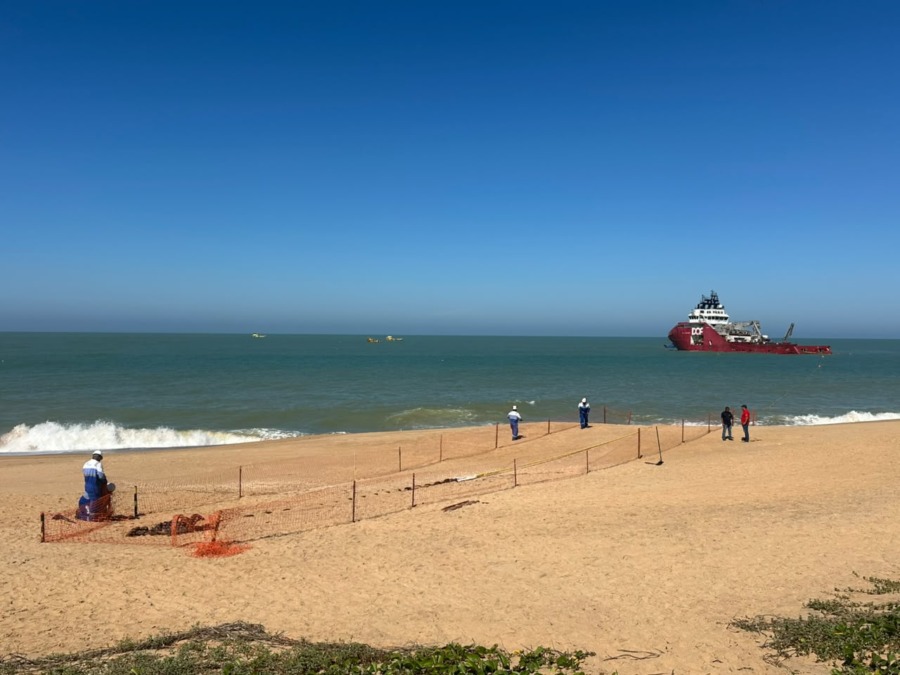 Equipe da DOF retorna ao Skandi Amazonas e esclarece ação na Praia Campista